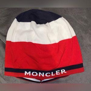 Moncler beanie hat worn once